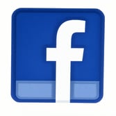 Facebook Symbol on white background-1